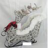 The Seasonal Aisle Reindeer Sleigh white 50.0 H x 19.0 W x 43.0 D cm