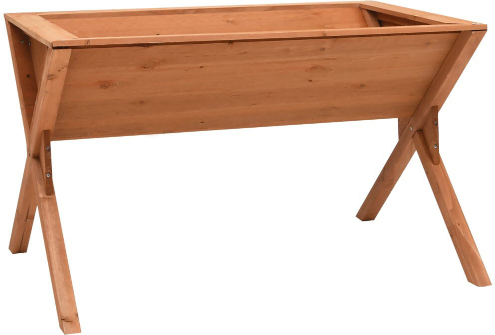 Dakota Fields Cepheus Wood Elevated Planter 56cm H X 90cm W X 55cm D