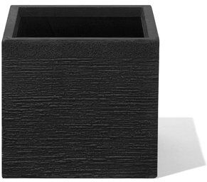 Freeport Park Adler Clay Plant Pot Freeport Park Colour: Black, Size: 28cm H x 30cm W x 30cm D, Set Of: 1  - Size: 51cm H x 53cm W x 53cm D Freeport Park Adler Clay Plant Pot Freeport Park Colour: Black, Size: 28cm H x 30cm W x 30cm D, Set Of: 1  - Size: 51cm H x 53cm W x 53cm D