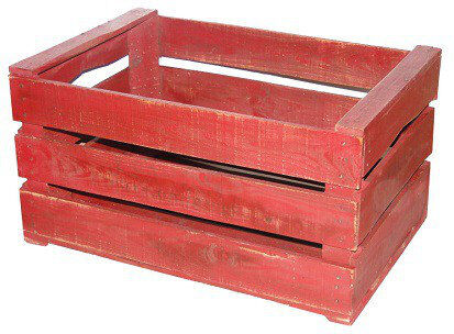 Rio Wooden Organiser Box Williston Forge Colour: Red  - Size: Large Rio Wooden Organiser Box Williston Forge Colour: Red  - Size: Large