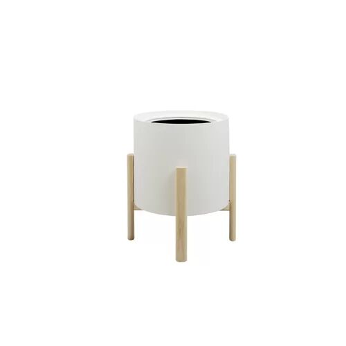 Isabelline Koby Metal Self-Watering Plant Pot Isabelline Colour: Bordeaux, Size: 51cm H x 41cm W x 41cm D  - Size: 51cm H X 41cm W X 41cm D Isabelline Koby Metal Self-Watering Plant Pot Isabelline Colour: Bordeaux, Size: 51cm H x 41cm W x 41cm D  - Size: 51cm H X 41cm W X 41cm D