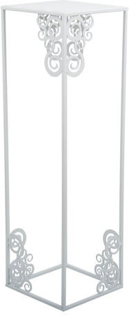 Dakota Fields Rockaway Plant Stand Dakota Fields Colour: White, Size: 80cm H x 24cm W x 24cm D  - Size: 59.4cm H x 42cm W x 3cm D Dakota Fields Rockaway Plant Stand Dakota Fields Colour: White, Size: 80cm H x 24cm W x 24cm D  - Size: 59.4cm H x 42cm W x 3cm D