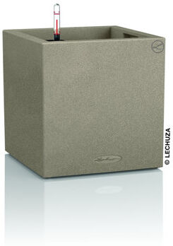 Lechuza Canto Plastic Self-Watering Plant Pot Lechuza Colour: Sand Beige, Size: 40cm H x 40cm W x 40cm D  - Size: Lechuza Canto Plastic Self-Watering Plant Pot Lechuza Colour: Sand Beige, Size: 40cm H x 40cm W x 40cm D  - Size: