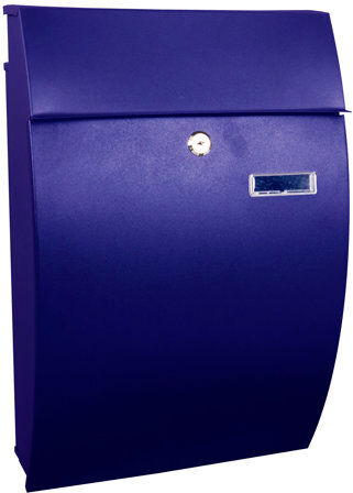 Dakota Fields Ranieri 32cm x 48cm Steel Locking Wall mounted Letter Box Dakota Fields Colour: Blue Dakota Fields Ranieri 32cm x 48cm Steel Locking Wall mounted Letter Box Dakota Fields Colour: Blue