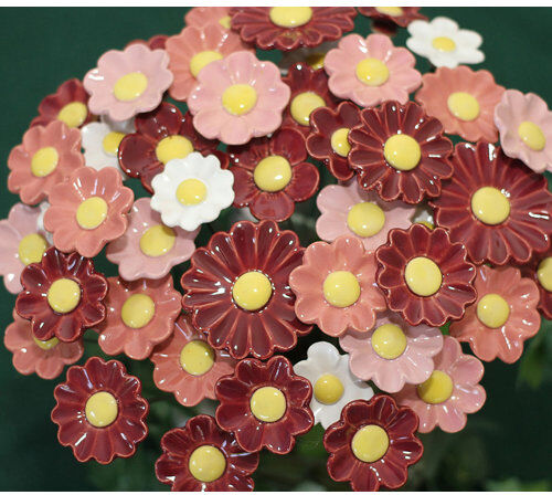 Dakota Fields Sundhya Garden Art Dakota Fields Colour: Red/Pink, Configuration: 20 flowers  - Size: 35cm H X 9cm W X 9cm D Dakota Fields Sundhya Garden Art Dakota Fields Colour: Red/Pink, Configuration: 20 flowers  - Size: 35cm H X 9cm W X 9cm D