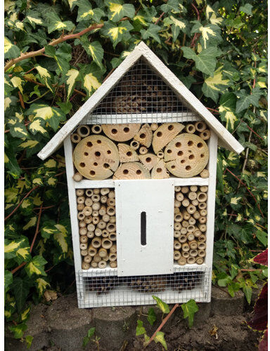 Symple Stuff Insect Hotel Large Mounted Butterfly House Symple Stuff  - Size: Large Symple Stuff Insect Hotel Large Mounted Butterfly House Symple Stuff  - Size: Large