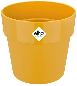 ELHO Plastic Plant Pot ELHO Colour: Ochre 45.3cm H x 47cm W x 47cm D ELHO Plastic Plant Pot ELHO Colour: Ochre 45.3cm H x 47cm W x 47cm D
