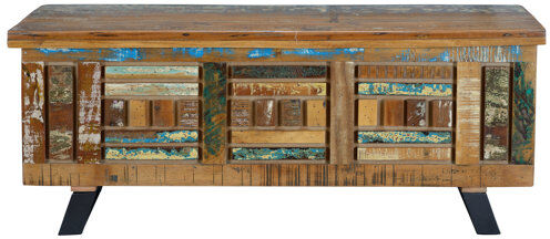 Bloomsbury Market Abeyta Trunk Bloomsbury Market  - Size: 87cm H X 89cm W X 46cm D Bloomsbury Market Abeyta Trunk Bloomsbury Market  - Size: 87cm H X 89cm W X 46cm D