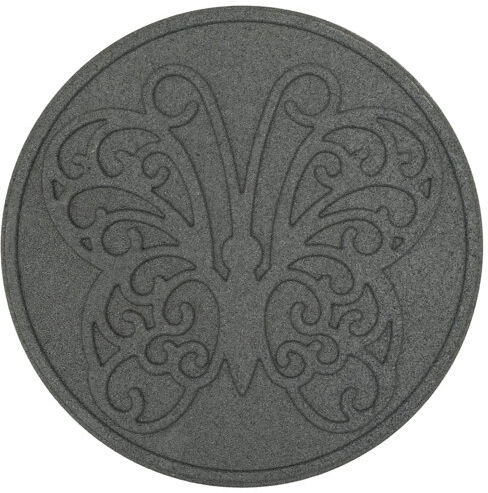 Dakota Fields Allessio Butterfly Reversible Steping Stone (Set of 4) Dakota Fields Colour: Grey  - Size: 76cm H x 51cm W x 4cm D Dakota Fields Allessio Butterfly Reversible Steping Stone (Set of 4) Dakota Fields Colour: Grey  - Size: 76cm H x 51cm W x 4cm D