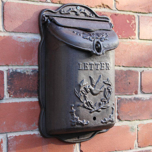 Dakota Fields Wall Mounted Letter Box Dakota Fields  - Size: Medium Dakota Fields Wall Mounted Letter Box Dakota Fields  - Size: Medium