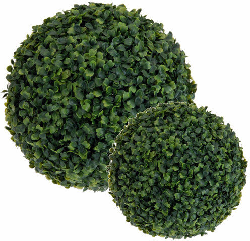 The Seasonal Aisle Hanging Boxwood Grass The Seasonal Aisle Size: 27cm H x 27cm W x 27cm D  - Size: 30cm H x 90cm W x 1.4cm D The Seasonal Aisle Hanging Boxwood Grass The Seasonal Aisle Size: 27cm H x 27cm W x 27cm D  - Size: 30cm H x 90cm W x 1.4cm D