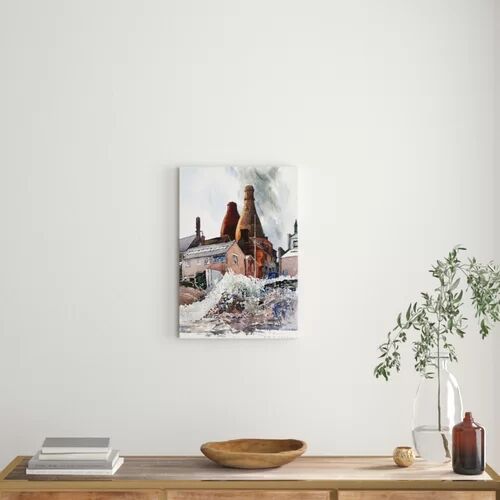 East Urban Home Bottle Ovens, Bluebell Bank, Longton by Reginald Haggar - Painting Print East Urban Home Format: Wrapped Canvas, Size: 100 cm H x 68.9 cm W x 3.8 cm D  - Size: 54.5 cm H x 80 cm W x 3.8 cm D East Urban Home Bottle Ovens, Bluebell Bank, Longton by Reginald Haggar - Painting Print East Urban Home Format: Wrapped Canvas, Size: 100 cm H x 68.9 cm W x 3.8 cm D  - Size: 54.5 cm H x 80 cm W x 3.8 cm D