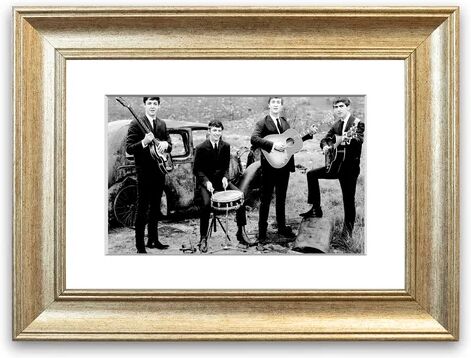 East Urban Home 'Beatles Band' Framed Photograph East Urban Home Size: 50 cm H x 70 cm W, Frame Options: Silver  - Size: 50 cm H x 70 cm W East Urban Home 'Beatles Band' Framed Photograph East Urban Home Size: 50 cm H x 70 cm W, Frame Options: Silver  - Size: 50 cm H x 70 cm W