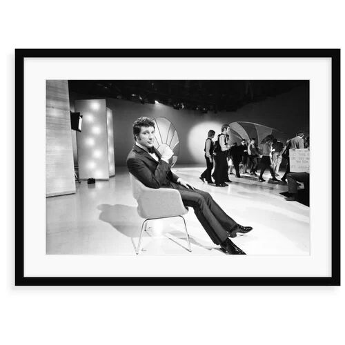 George Oliver 'Tom Jones 1969' Photograph George Oliver Format: Framed Paper, Size: 50 cm H x 70 cm W x 2.3 cm D  - Size: 69.7 cm H x 100 cm W x 3.8 cm D