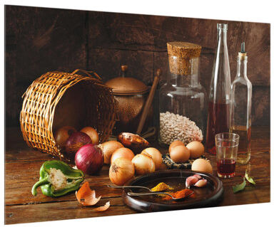 East Urban Home 90cm x 59cm Glass Panel East Urban Home  - Size: 59cm H X 90cm W X 4cm D East Urban Home 90cm x 59cm Glass Panel East Urban Home  - Size: 59cm H X 90cm W X 4cm D