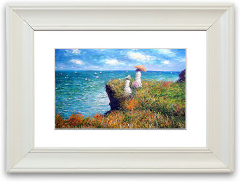 East Urban Home 'Monet Claude 505050 Cornwall' Framed Photograpic Print East Urban Home Size: 93 cm H x 70 cm W, Frame Options: White  - Size: 50 cm H x 70 cm W East Urban Home 'Monet Claude 505050 Cornwall' Framed Photograpic Print East Urban Home Size: 93 cm H x 70 cm W, Frame Options: White  - Size: 50 cm H x 70 cm W