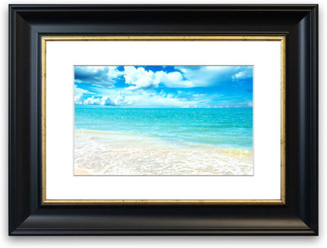 East Urban Home 'Beach 29' Framed Photograph East Urban Home Size: 93 cm H x 126 cm W, Frame Options: Black  - Size: 50 cm H x 70 cm W East Urban Home 'Beach 29' Framed Photograph East Urban Home Size: 93 cm H x 126 cm W, Frame Options: Black  - Size: 50 cm H x 70 cm W