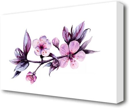 East Urban Home 'Cherry Tree Beauty Flowers' Painting Print on Canvas East Urban Home Size: 66 cm H x 101.6 cm W  - Size: 101.6 cm H x 142.2 cm W