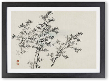 East Urban Home 'Bamboo Cane' by Kono Bairei - Picture Frame Painting Print on Paper East Urban Home Size: 62cm H x 87cm W x 2cm D, Frame Option: Black  - Size: 62cm H x 87cm W x 2cm D East Urban Home 'Bamboo Cane' by Kono Bairei - Picture Frame Painting Print on Paper East Urban Home Size: 62cm H x 87cm W x 2cm D, Frame Option: Black  - Size: 62cm H x 87cm W x 2cm D