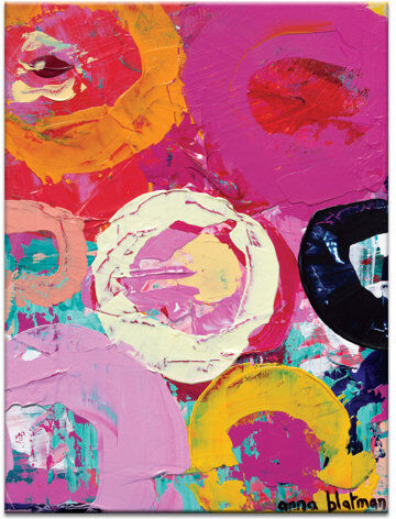 East Urban Home 'Circular' Art Print on Canvas East Urban Home Format: Wrapped Canvas, Size: 102cm H x 76cm W  - Size: 218cm H x 183cm W x 61cm D East Urban Home 'Circular' Art Print on Canvas East Urban Home Format: Wrapped Canvas, Size: 102cm H x 76cm W  - Size: 218cm H x 183cm W x 61cm D