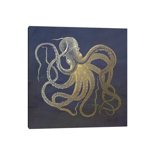 Breakwater Bay Golden Octopus by Ramona Murdock - Wrapped Canvas Painting Print Breakwater Bay Size: 45.72cm H x 45.72cm W x 3.81cm D  - Size: 101.6cm H x 66.04cm W x 3.81cm D