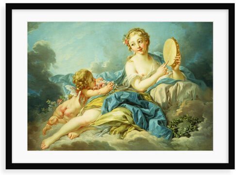 Astoria Grand 'The Muse Erato by Francois Boucher and Studio' Painting Astoria Grand Format: Framed Paper, Size: 70 cm H x 100 cm W x 2.3 cm D  - Size: 80 cm H x 54.9 cm W x 3.8 cm D Astoria Grand 'The Muse Erato by Francois Boucher and Studio' Painting Astoria Grand Format: Framed Paper, Size: 70 cm H x 100 cm W x 2.3 cm D  - Size: 80 cm H x 54.9 cm W x 3.8 cm D