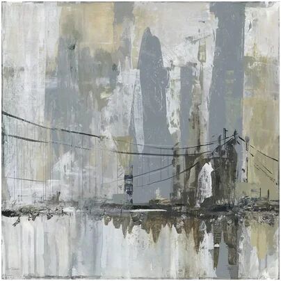 17 Stories Midtown Bridge II by Carol Robinson - Graphic Art Print on Canvas 17 Stories Size: 66.04cm H x 66.04cm W x 3.81cm D, Format: Wrapped Canvas  - Size: 152.4cm H x 101.6cm W x 3.81cm D