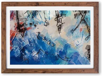 East Urban Home 'Way for a Moment' - Picture Frame Painting Print on Paper East Urban Home Size: 62cm H x 87cm W x 2cm D, Frame Option: Walnut  - Size: 62cm H x 87cm W x 2cm D East Urban Home 'Way for a Moment' - Picture Frame Painting Print on Paper East Urban Home Size: 62cm H x 87cm W x 2cm D, Frame Option: Walnut  - Size: 62cm H x 87cm W x 2cm D