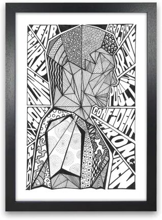 Brayden Studio Man - Graphic Art Print on Paper Brayden Studio Frame Option: Black Framed, Size: 59cm H x 42cm W x 1cm D  - Size: Rectangular 240 x 340cm Brayden Studio Man - Graphic Art Print on Paper Brayden Studio Frame Option: Black Framed, Size: 59cm H x 42cm W x 1cm D  - Size: Rectangular 240 x 340cm
