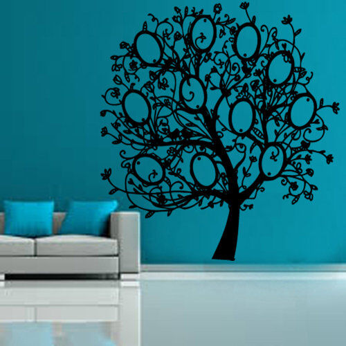 East Urban Home Picture Frame Tree Decal Vinyl Wall Sticker East Urban Home Colour: Red, Size: Extra Large  - Size: Extra Large East Urban Home Picture Frame Tree Decal Vinyl Wall Sticker East Urban Home Colour: Red, Size: Extra Large  - Size: Extra Large