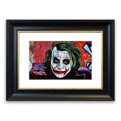 East Urban Home 'The Joker' Framed Graphic Art East Urban Home Size: 50 cm H x 70 cm W, Frame Options: Black  - Size: 50 cm H x 70 cm W East Urban Home 'The Joker' Framed Graphic Art East Urban Home Size: 50 cm H x 70 cm W, Frame Options: Black  - Size: 50 cm H x 70 cm W