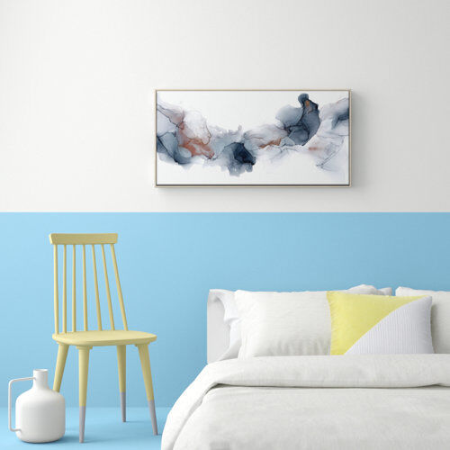 East Urban Home 'Fire & Ice' by Fern Siebler Framed Painting on Canvas East Urban Home Format: Timber Floater Frame, Size: 51 cm H x 102 cm W x 4 cm D  - Size: 61 cm H x 61 cm W x 0.1 cm D East Urban Home 'Fire & Ice' by Fern Siebler Framed Painting on Canvas East Urban Home Format: Timber Floater Frame, Size: 51 cm H x 102 cm W x 4 cm D  - Size: 61 cm H x 61 cm W x 0.1 cm D