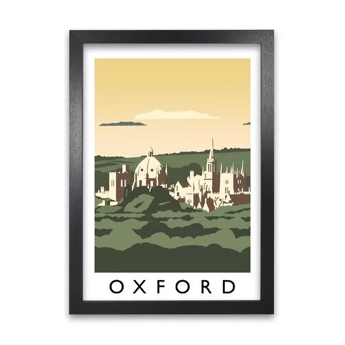 17 Stories Oxford by Richard O'Neill - Picture Framed Graphic Art Print on Paper 17 Stories Frame Options: Black, Size: 841 cm H x 594 cm W  - Size: 60 cm H x 60 cm W