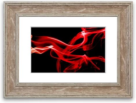 East Urban Home 'Smoke Patterns' - Picture Frame Graphic Art Print on Paper East Urban Home Size: 70cm H x 93cm W x 1cm D, Frame Option: Walnut  - Size: 50cm H x 70cm W x 1cm D East Urban Home 'Smoke Patterns' - Picture Frame Graphic Art Print on Paper East Urban Home Size: 70cm H x 93cm W x 1cm D, Frame Option: Walnut  - Size: 50cm H x 70cm W x 1cm D