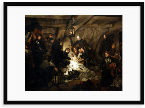 Astoria Grand 'The Death of Admiral Lord Nelson' Painting Astoria Grand Format: Framed Paper, Size: 50 cm H x 70 cm W x 2.3 cm D  - Size: 70 cm H x 50 cm W x 2.3 cm D Astoria Grand 'The Death of Admiral Lord Nelson' Painting Astoria Grand Format: Framed Paper, Size: 50 cm H x 70 cm W x 2.3 cm D  - Size: 70 cm H x 50 cm W x 2.3 cm D