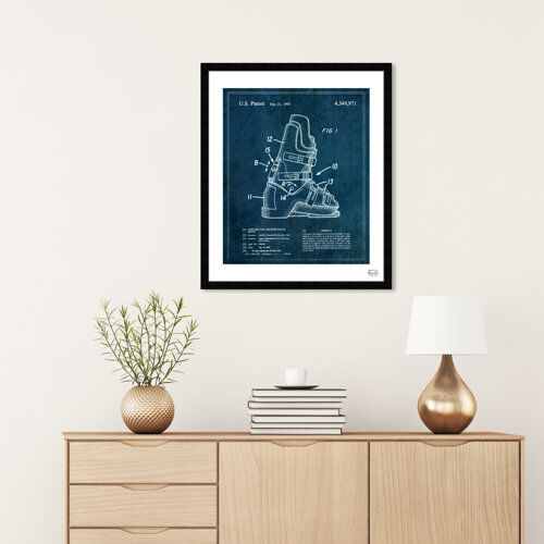 East Urban Home 'Ski Boots 1982' Framed Graphic Art East Urban Home Size: 81 cm H x 66 cm W  - Size: 31 cm H x 25 cm W East Urban Home 'Ski Boots 1982' Framed Graphic Art East Urban Home Size: 81 cm H x 66 cm W  - Size: 31 cm H x 25 cm W