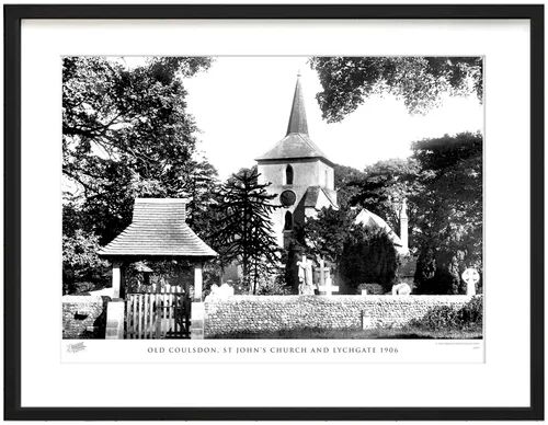 The Francis Frith Collection 'Old Coulsdon, St John's Church and Lychgate 1906' by Francis Frith - Picture Frame Photograph Print on Paper The Francis Frith Collection Size: 28cm  - Size: 45cm H x 60cm W x 2.3cm D The Francis Frith Collection 'Old Coulsdon, St John's Church and Lychgate 1906' by Francis Frith - Picture Frame Photograph Print on Paper The Francis Frith Collection Size: 28cm  - Size: 45cm H x 60cm W x 2.3cm D