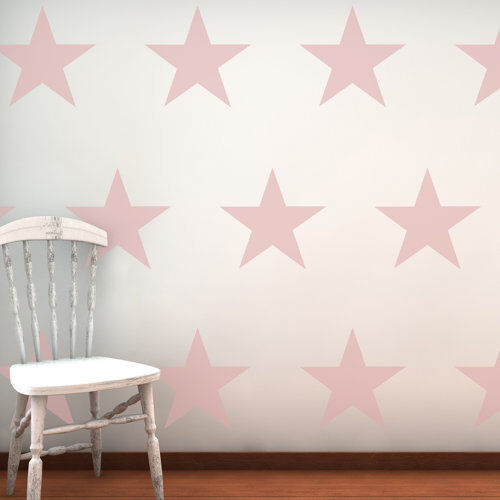 East Urban Home 16 Piece Large Star Wall Sticker Set East Urban Home Colour: Lime Green  - Size: 38cm H X 37cm W East Urban Home 16 Piece Large Star Wall Sticker Set East Urban Home Colour: Lime Green  - Size: 38cm H X 37cm W