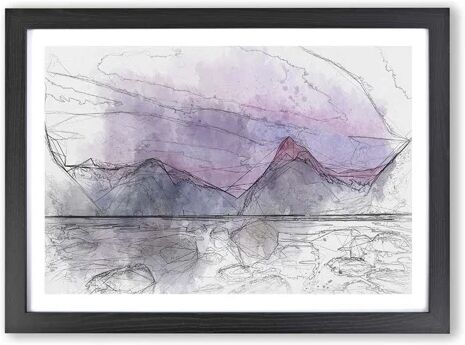 East Urban Home Rocks at The Milford Sound Fiord - Picture Frame Painting Art Print on Paper East Urban Home Size: 62cm H x 87cm W x 2cm D, Frame Option: Black  - Size: 62cm H x 87cm W x 2cm D East Urban Home Rocks at The Milford Sound Fiord - Picture Frame Painting Art Print on Paper East Urban Home Size: 62cm H x 87cm W x 2cm D, Frame Option: Black  - Size: 62cm H x 87cm W x 2cm D