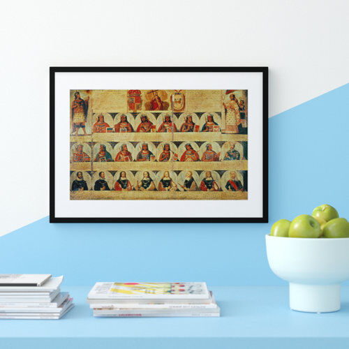 Astoria Grand Genealogy of the Inca Rulers and Their Spanish Successors from Manco Capac the First Inca King to Ferdinand Vi of Spain by Spanish School - Painting P  - Size: 50 cm H x 70 cm W x 2.3 cm D Astoria Grand Genealogy of the Inca Rulers and Their Spanish Successors from Manco Capac the First Inca King to Ferdinand Vi of Spain by Spanish School - Painting P  - Size: 50 cm H x 70 cm W x 2.3 cm D