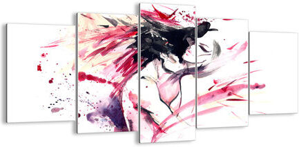 Ebern Designs 'Love Fulfillment' - 5 Piece Unframed Painting Print Set on Glass Ebern Designs Size: 85cm H x 160cm W x 1.8cm D  - Size: 22cm H X 29cm W X 31cm D Ebern Designs 'Love Fulfillment' - 5 Piece Unframed Painting Print Set on Glass Ebern Designs Size: 85cm H x 160cm W x 1.8cm D  - Size: 22cm H X 29cm W X 31cm D