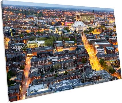 Latitude Run 'Liverpool City Skyline' Photograph on Canvas Latitude Run Size: 96 cm H x 152 cm W  - Size: 96 cm H x 152 cm W