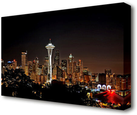East Urban Home 'Spectacular Seattle' Photograph on Wrapped Canvas East Urban Home Size: 81.3 cm H x 121.9 cm W  - Size: 101.6 cm H x 142.2 cm W East Urban Home 'Spectacular Seattle' Photograph on Wrapped Canvas East Urban Home Size: 81.3 cm H x 121.9 cm W  - Size: 101.6 cm H x 142.2 cm W