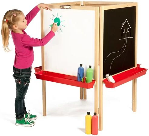 Symple Stuff Ilkeston Marker Tray Board Easel Symple Stuff  - Size: 22cm H X 20cm W X 20cm D