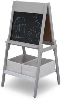 Harriet Bee Benjamin Double-sided Board Easel with Tray Harriet Bee Colour: Grey  - Size: 1000mm H x 600mm W x 30mm D