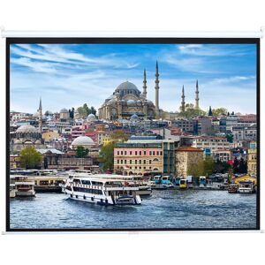 Latitude Run White Manual Projection Screen White 152cm H x 227cm W Latitude Run White Manual Projection Screen White 152cm H x 227cm W