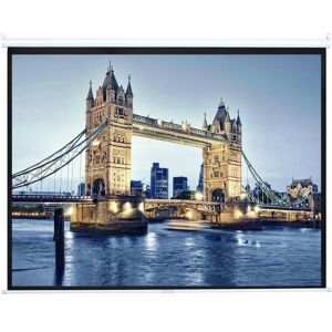 17 Stories Luiscarlos White Manual Projector Screen white 152.0 H x 210.0 W cm