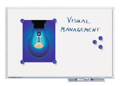 Economy Plus Wall Mounted Magnetic Whiteboard  Size: 60cm H x 90cm W x 1.34cm D  - Size: 45cm H x 60cm W x 1.2cm D