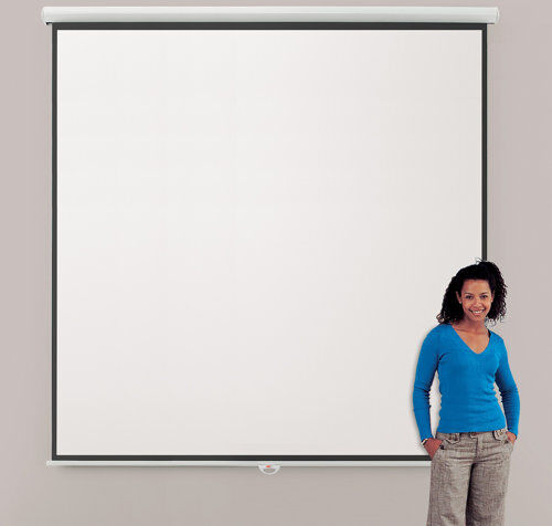 Symple Stuff Eyeline Manual Projection Screen Symple Stuff Viewing Area: 240cm H x 240cm W - Square 1:1 120cm H x 150cm W Symple Stuff Eyeline Manual Projection Screen Symple Stuff Viewing Area: 240cm H x 240cm W - Square 1:1 120cm H x 150cm W