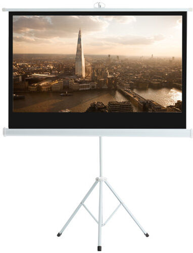 Symple Stuff Borkowski White Portable Projection Screen Symple Stuff Size: 230cm H x 185cm W x 19cm D  - Size: 1850cm H X 1100cm W X 760cm D Symple Stuff Borkowski White Portable Projection Screen Symple Stuff Size: 230cm H x 185cm W x 19cm D  - Size: 1850cm H X 1100cm W X 760cm D